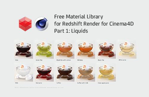 Free Redshift Material Pack/Library for Cinema 4D - Part 2 - Metals