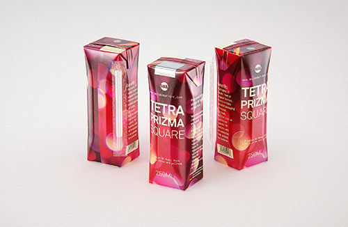 Elopak 3d model - Pure-Pak Classic 500ml packaging 3d model