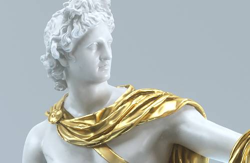 Apollo Belveder 3D scanned sculpture (Octane render)