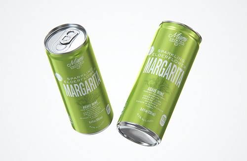 Professional packaging 3d  Visualization for Miami Cocktail Company