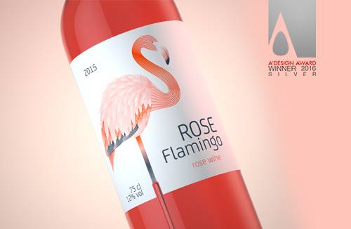ROSE FLAMINGO - Packaging Design of Rose wine