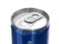 BALL (REXAM) Metal Slim Can 250ml packaging 3D model