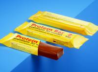 Protein / Snack bar (55g) with partially opened packaging premium 3D model