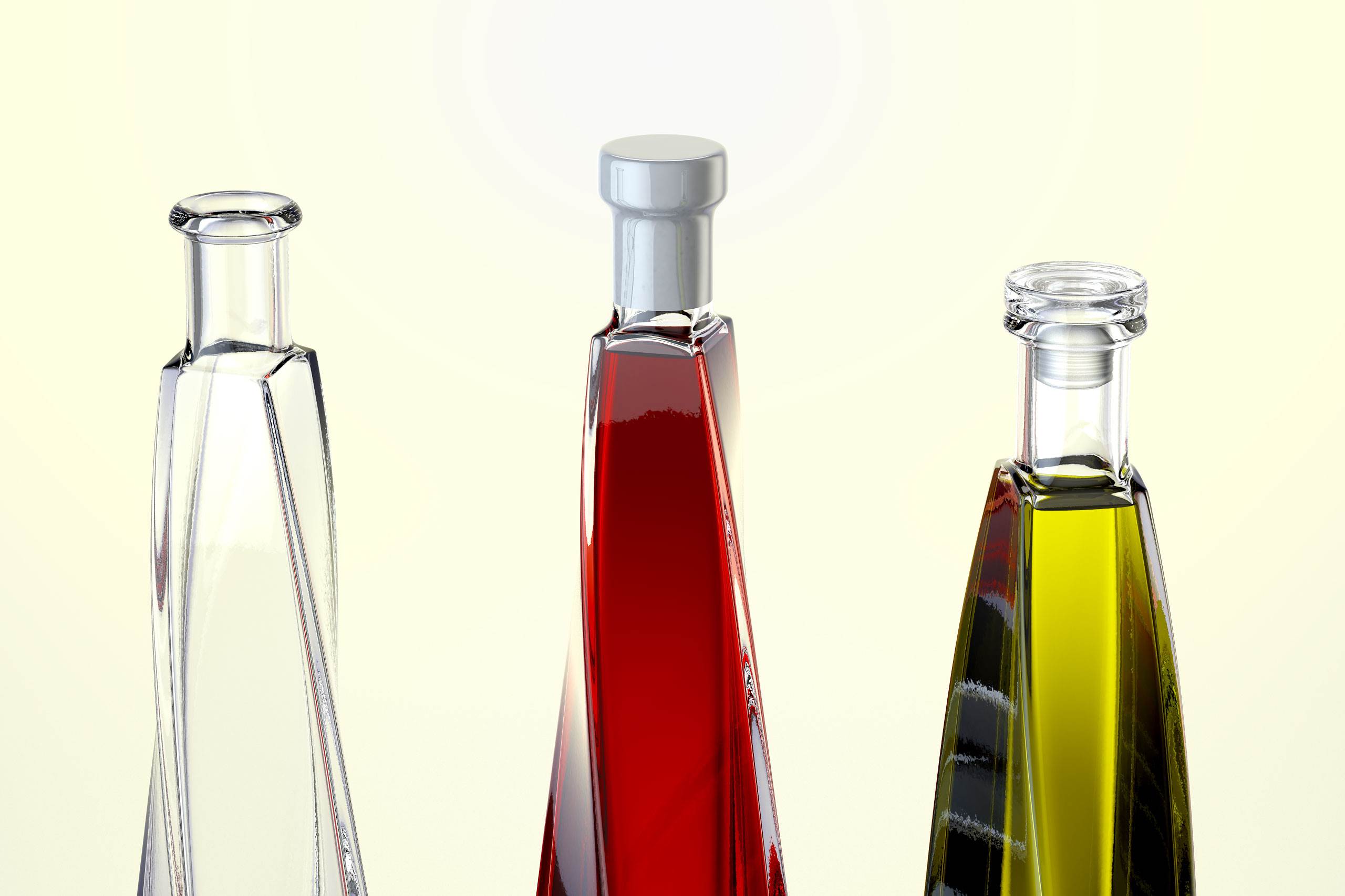 Swirl - packaging 3d model of the bottle for various products