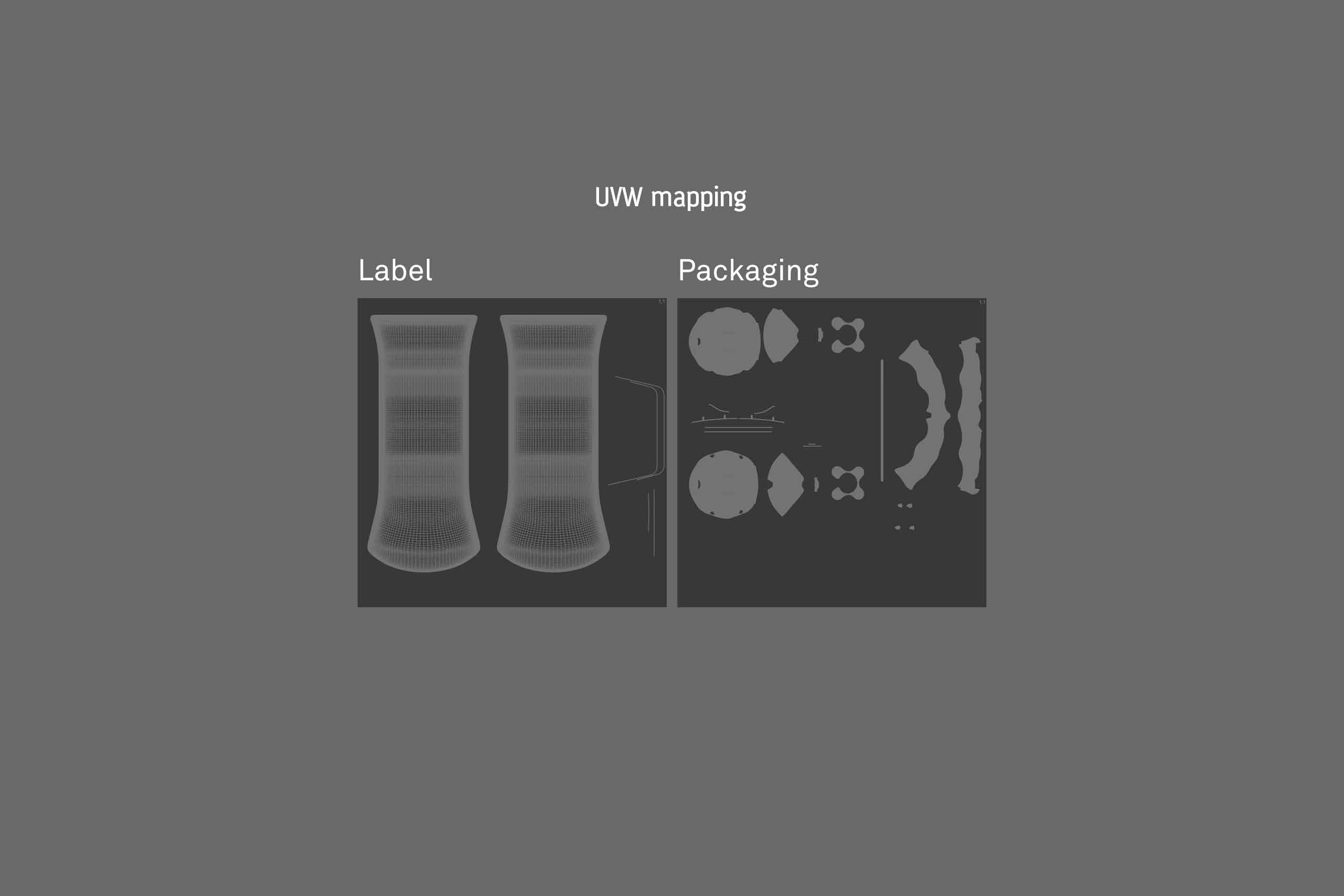 x4 Egg Cold Pressed Paper Carton box packaging 3D model pack